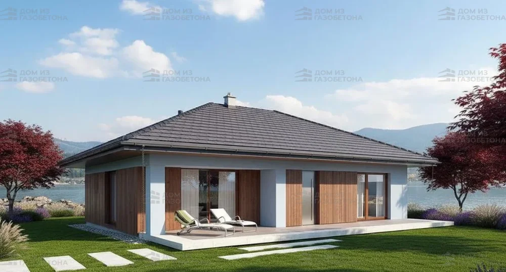 Проект Одноэтажный дом 13 на 14, 111 м2