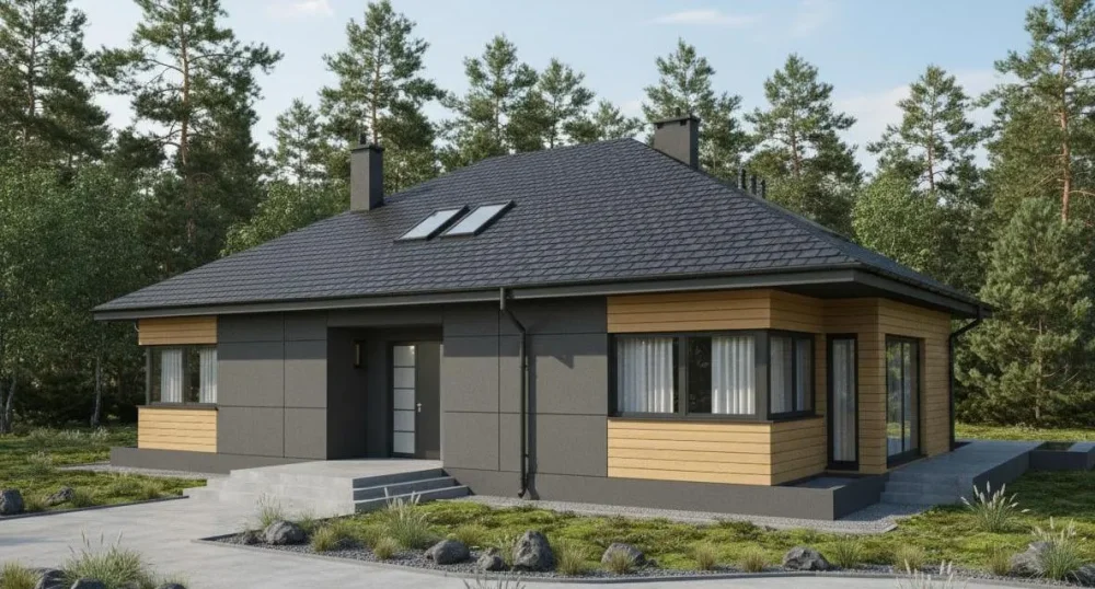 Проект Двухэтажный дом 16 на 12, 210 м2