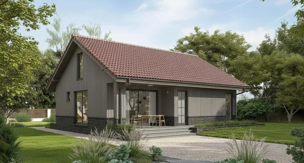 Проект Одноэтажный дом 12 на 10, 84 м2