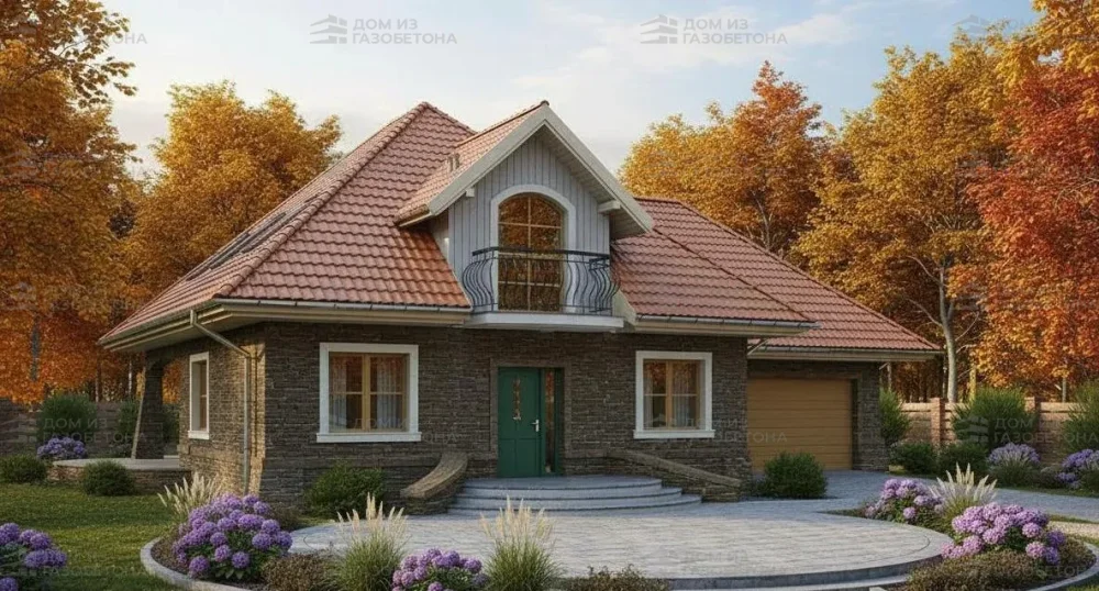 Проект Двухэтажный дом 16 на 12, 197 м2