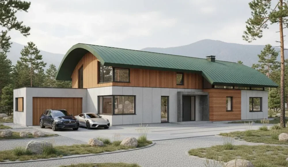 Проект Одноэтажный дом 21 на 14, 156 м2