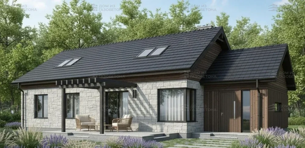 Проект Двухэтажный дом 19 на 10, 167 м2